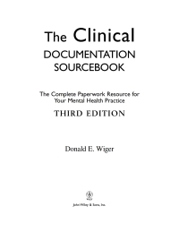 Imagen de portada: The Clinical Documentation Sourcebook 3rd edition 9780471689317