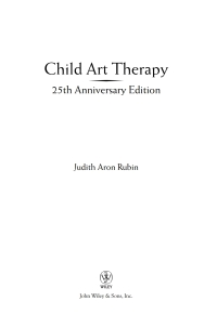 Imagen de portada: Child Art Therapy 25th edition 9780471679912