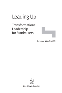 Cover image: Leading Up 1st edition 9780471697183