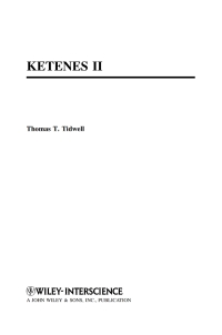 Imagen de portada: Ketenes 2nd edition 9780471692829