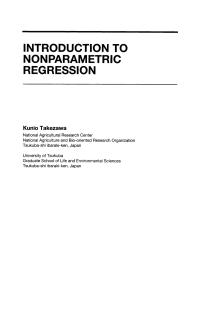 Imagen de portada: Introduction to Nonparametric Regression 1st edition 9780471745839
