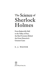 表紙画像: The Science of Sherlock Holmes 1st edition 9780470128237
