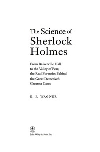 Imagen de portada: The Science of Sherlock Holmes 1st edition 9780470128237