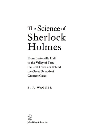 Cover image: The Science of Sherlock Holmes 1st edition 9780470128237