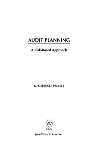 Cover image: Audit Planning 1st edition 9780471690528