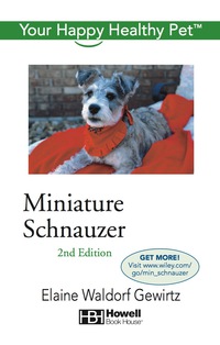 Imagen de portada: Miniature Schnauzer 2nd edition 9780471748281