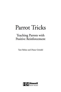 صورة الغلاف: Parrot Tricks 1st edition 9780764584619