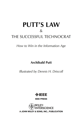 Imagen de portada: Putt's Law and the Successful Technocrat 1st edition 9780471714224