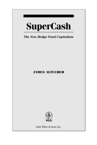 صورة الغلاف: SuperCash 1st edition 9780471745990