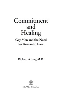 صورة الغلاف: Commitment and Healing 1st edition 9780471740490