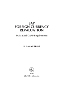 Cover image: SAP Foreign Currency Revaluation 1st edition 9780471787600