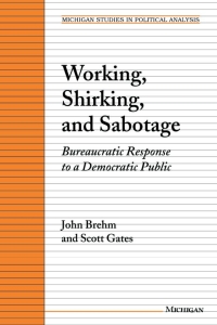 Cover image: Working, Shirking, and Sabotage 9780472086122