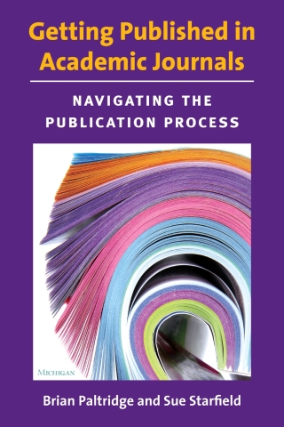 Cover image: Getting Published in Academic Journals 1st edition 9780472035403