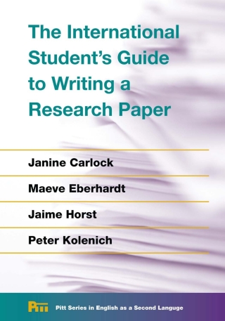 Cover image: International Student's Guide to Writing a Research Paper 1st edition 9780472036431