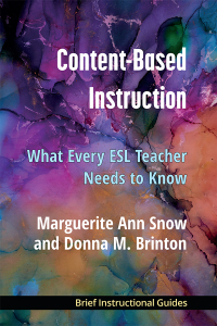 Cover image: Content-Based Instruction: What Every Teacher Needs to Know 1st edition 9780472039579