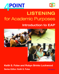 Imagen de portada: 4 Point Listening for Academic Purposes 1st edition 9780472126187