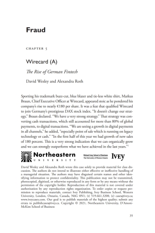 Cover image: A Casebook on Corporate Renewal, Ch. 5 - Wirecard (A) The Rise of German Fintech 2nd edition 9780472039241