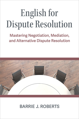 Cover image: English for Dispute Resolution 1st edition 9780472039906
