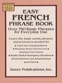 صورة الغلاف: Easy French Phrase Book 9780486280837