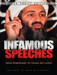 Cover image: Infamous Speeches 9780486478494