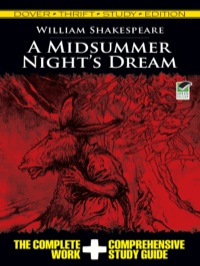 صورة الغلاف: A Midsummer Night's Dream Thrift Study Edition 9780486475745