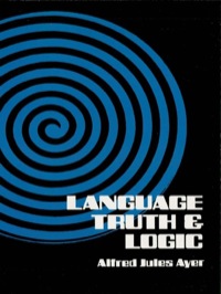 Cover image: Language, Truth and Logic 9780486200101