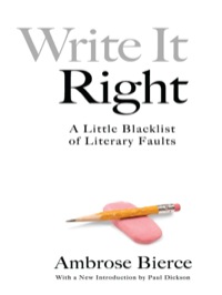 Cover image: Write It Right 9780486473109