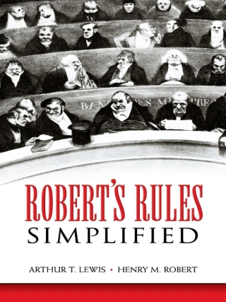 صورة الغلاف: Robert's Rules Simplified 9780486450964