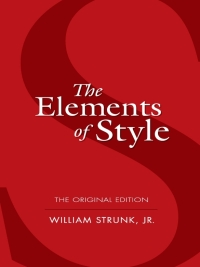 Cover image: The Elements of Style 9780486447988