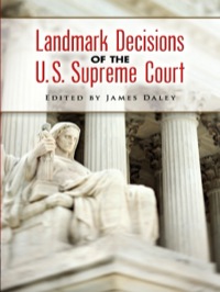 Imagen de portada: Landmark Decisions of the U.S. Supreme Court 9780486451411
