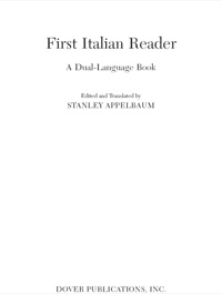 Imagen de portada: First Italian Reader 9780486465357