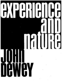 Cover image: Experience and Nature 9780486204710