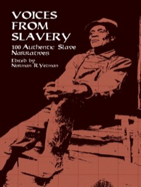 Imagen de portada: Voices from Slavery 9780486409122