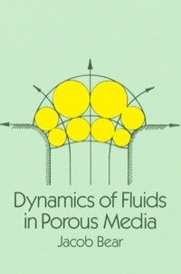 Cover image: Dynamics of Fluids in Porous Media 9780486656755
