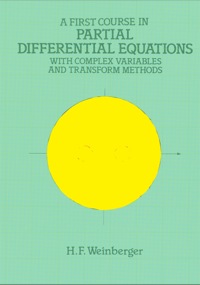 Cover image: A First Course in Partial Differential Equations 9780486686400