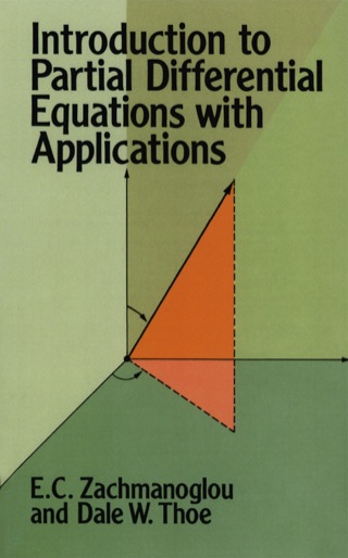 Cover image: Introduction to Partial Differential Equations with Applications 9780486652511