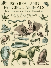 Imagen de portada: 1300 Real and Fanciful Animals 9780486402376