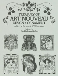 Imagen de portada: Treasury of Art Nouveau Design & Ornament 9780486240015