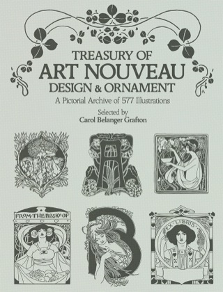 Cover image: Treasury of Art Nouveau Design & Ornament 9780486240015