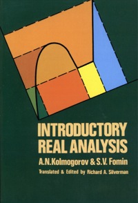 Cover image: Introductory Real Analysis 9780486612263