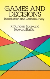 Cover image: Games and Decisions 9780486659435