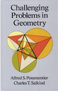 表紙画像: Challenging Problems in Geometry 9780486691541