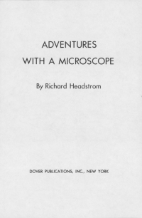 Cover image: Adventures with a Microscope 9780486234717