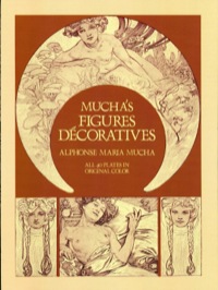 صورة الغلاف: Mucha's Figures Décoratives 9780486242347