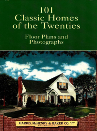 Cover image: 101 Classic Homes of the Twenties 9780486407319