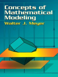 Cover image: Concepts of Mathematical Modeling 9780486435152