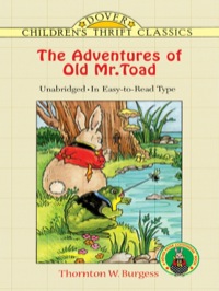 Imagen de portada: The Adventures of Old Mr. Toad 9780486403854