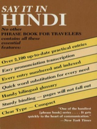 Cover image: Say It in Hindi 9780486239590
