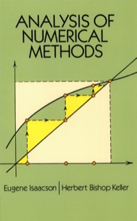 Cover image: Analysis of Numerical Methods 9780486680293
