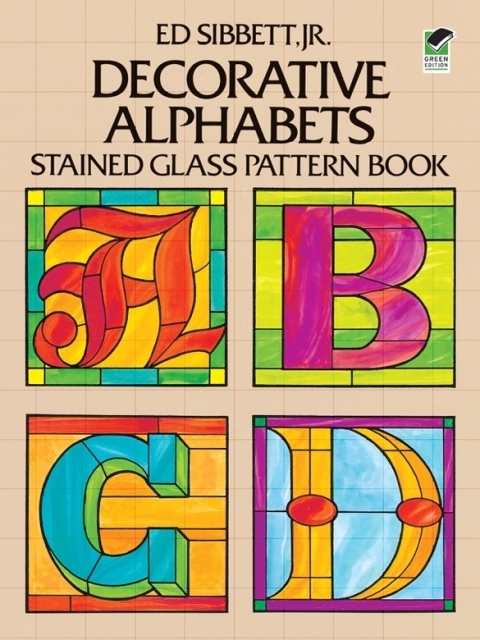 Decorative Alphabets Stained Glass Pattern Book - FULL INSTANT DOWNLOAD | PDF DOCX EPUB